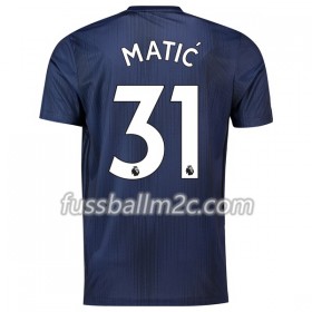 Fußballtrikots Manchester United Matic 31 Ausweich Trikotsatz 2018-2019